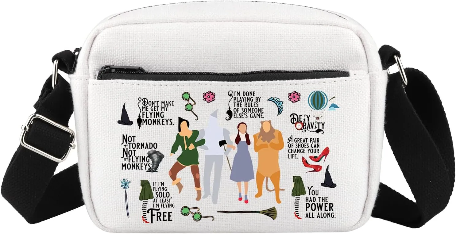 WSNANG Movie Inspired Gift Movie Themed Tote Bag Movie Character Canvas Shopping Bag Ruby Fans Gift