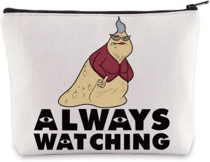 WZMPA Funny Roz Cosmetic Bag Roz Fans Gifts Always Watching Roz Makeup Zipper Pouch Bag For Movie Fans (Always Watching)