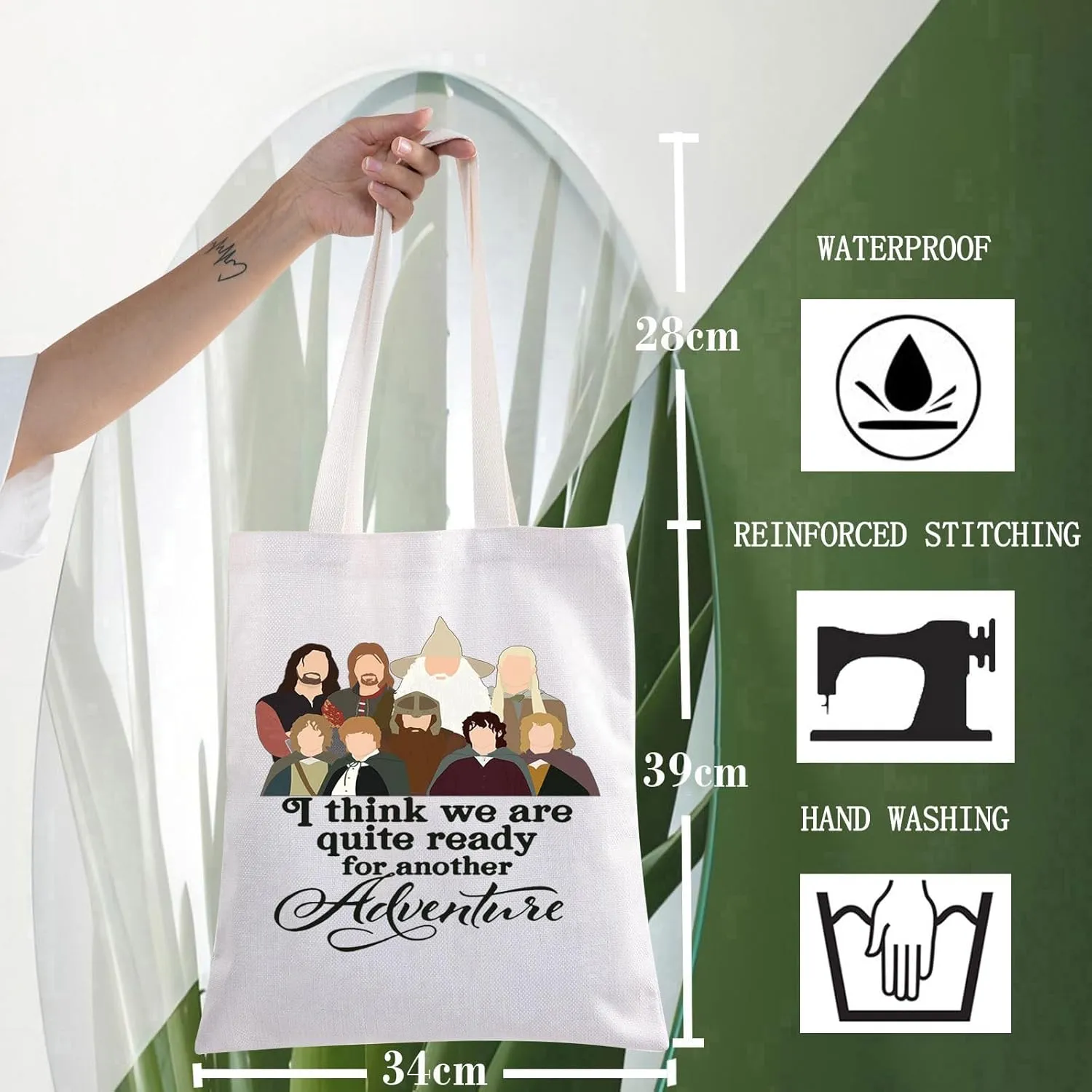 WZMPA Movie & Ring Cosmetic Bag Movie Fans Gift I Think We Are Quite Ready For Another Adventure Makeup Zipper Pouch Bag For Movie Fans (Another Adventure-T)