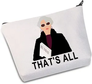 WZMPA Movie Fans Cosmetic Makeup Bag Movie Fans Gift That's All Makeup Zipper Pouch Bag For Women Girls(That's All)