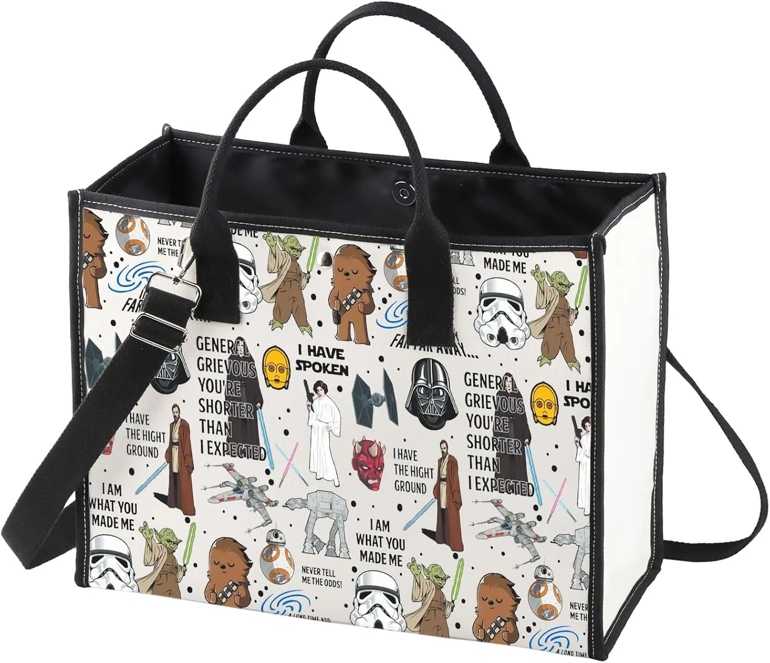 WZMPA Movie Tote Bag Helmets Inspired Gift Clone Reusable Grocery Bag Cartoon Movie Lover Merchandise