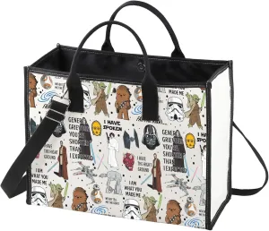 WZMPA Movie Tote Bag Helmets Inspired Gift Clone Reusable Grocery Bag Cartoon Movie Lover Merchandise