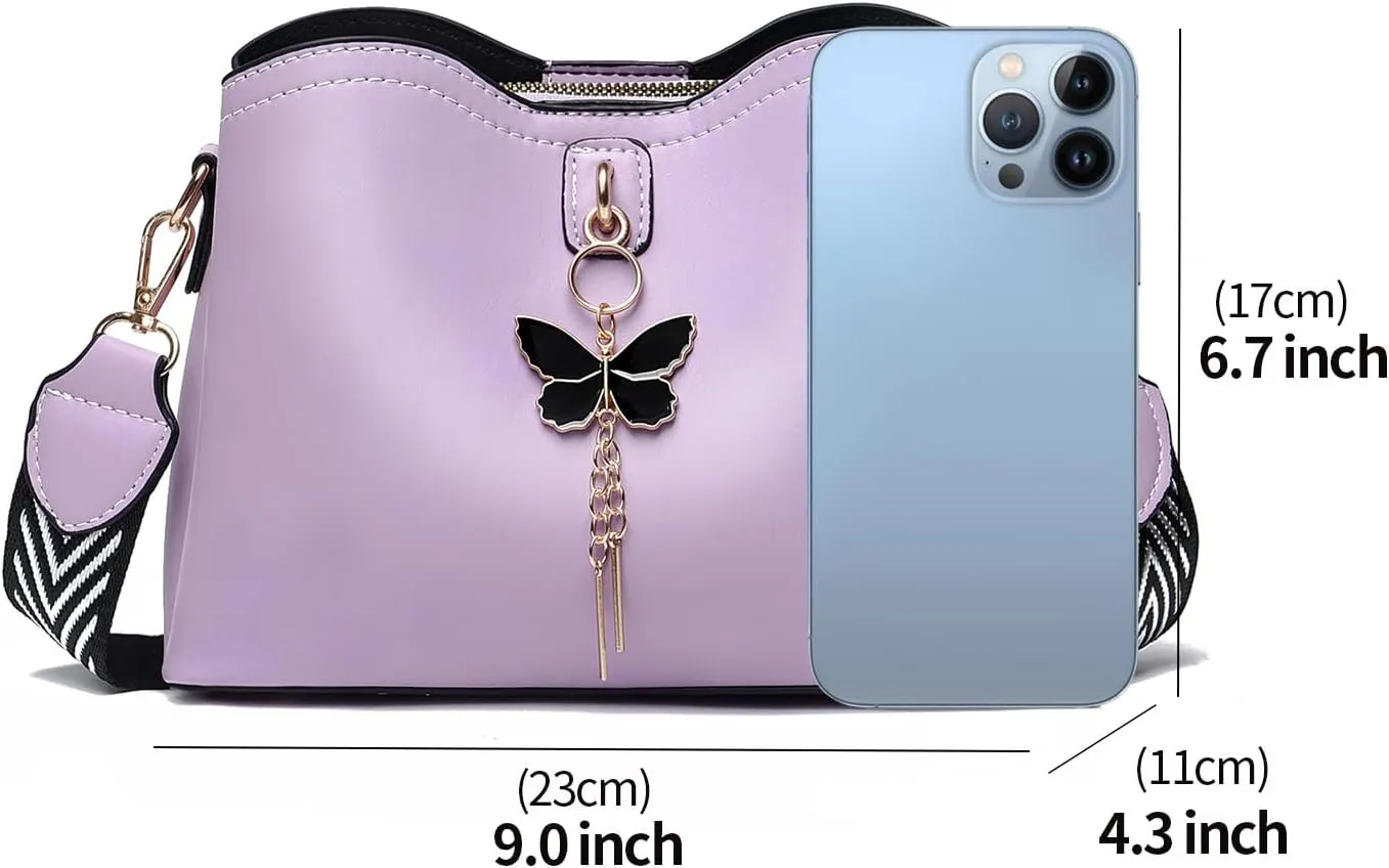 Xiaoyu Small Crossbody Bags for Women Fashion Purses for Teenage Girls Lightweight Handbags Shoulder Bag