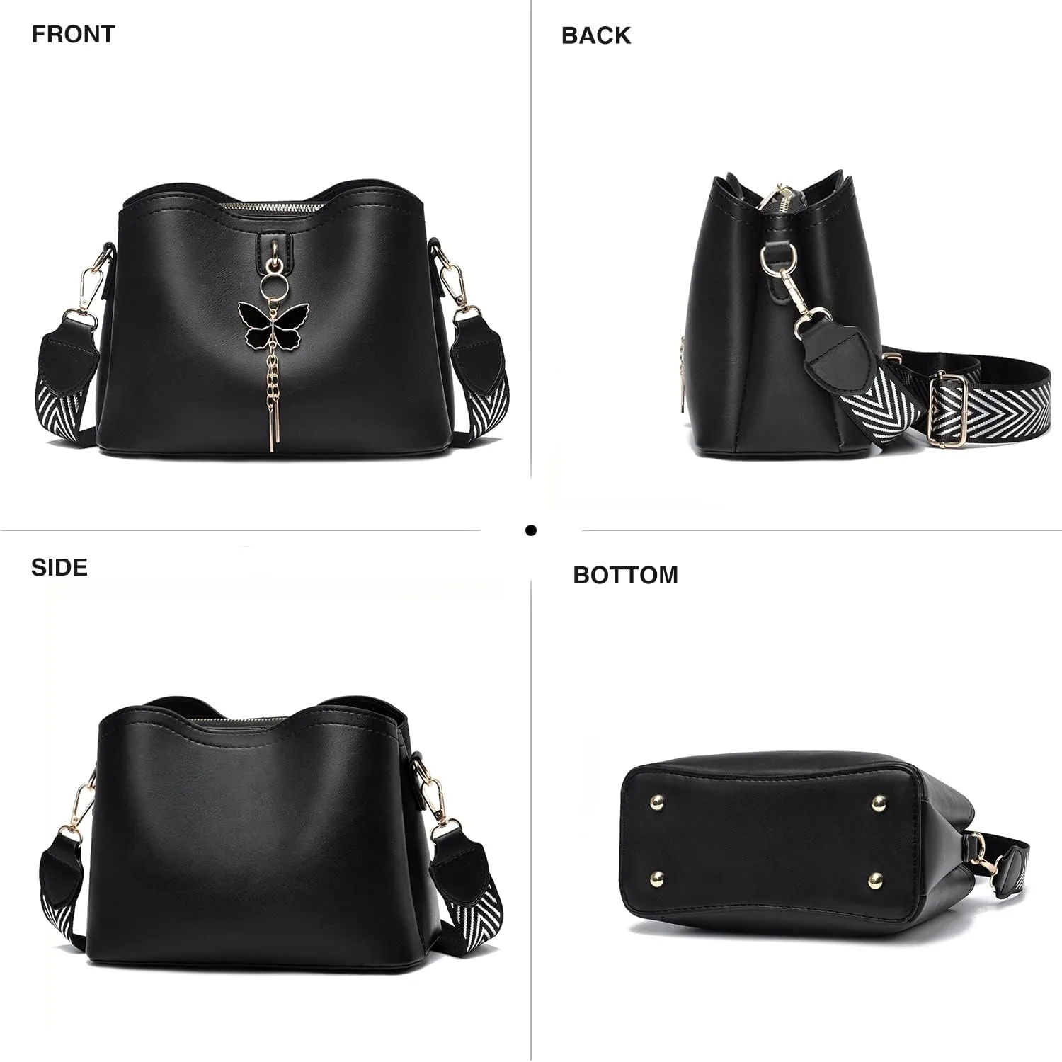 Xiaoyu Small Crossbody Bags for Women Fashion Purses for Teenage Girls Lightweight Handbags Shoulder Bag