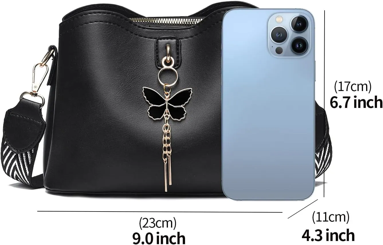 Xiaoyu Small Crossbody Bags for Women Fashion Purses for Teenage Girls Lightweight Handbags Shoulder Bag