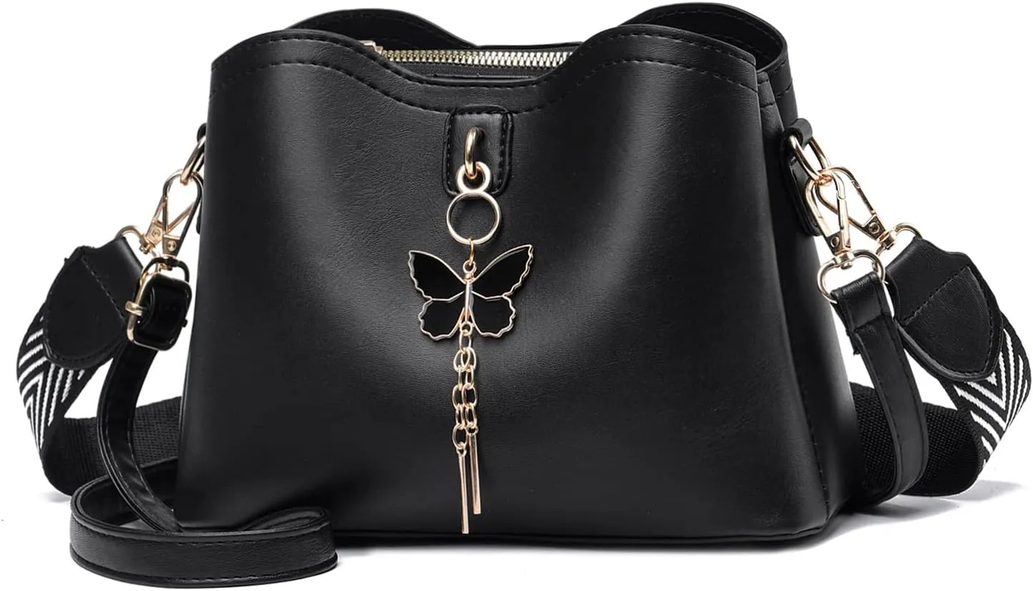 Xiaoyu Small Crossbody Bags for Women Fashion Purses for Teenage Girls Lightweight Handbags Shoulder Bag