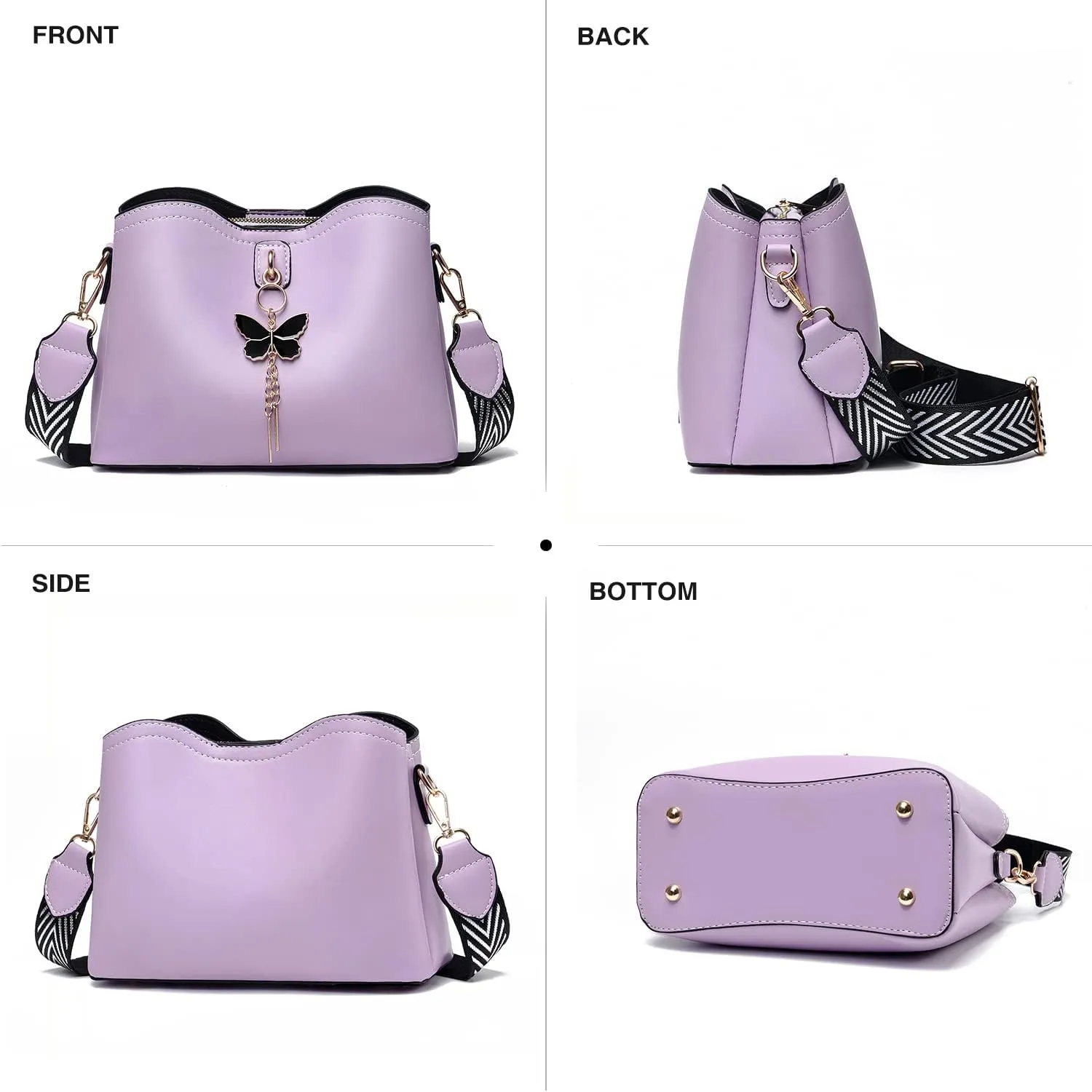 Xiaoyu Small Crossbody Bags for Women Fashion Purses for Teenage Girls Lightweight Handbags Shoulder Bag