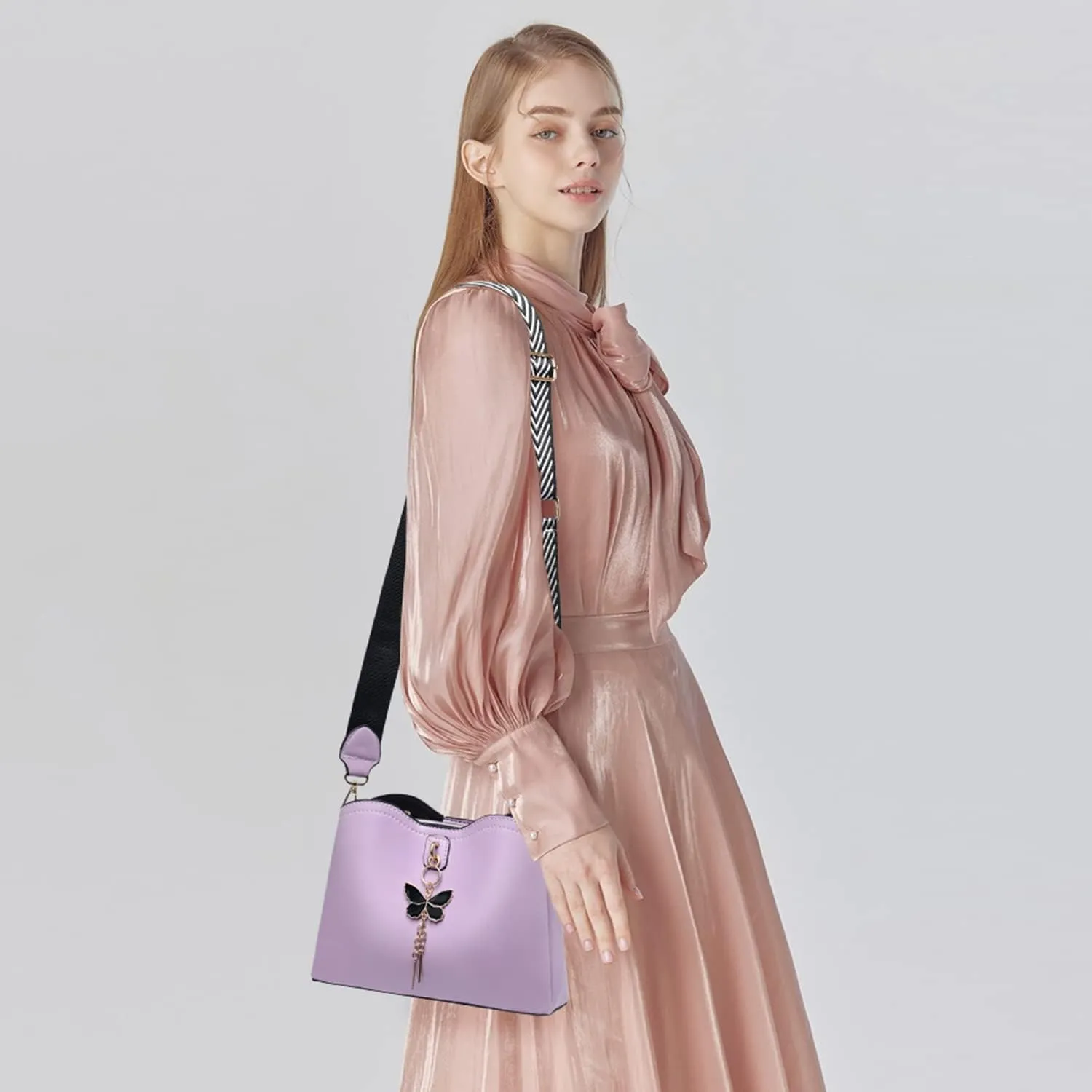 Xiaoyu Small Crossbody Bags for Women Fashion Purses for Teenage Girls Lightweight Handbags Shoulder Bag