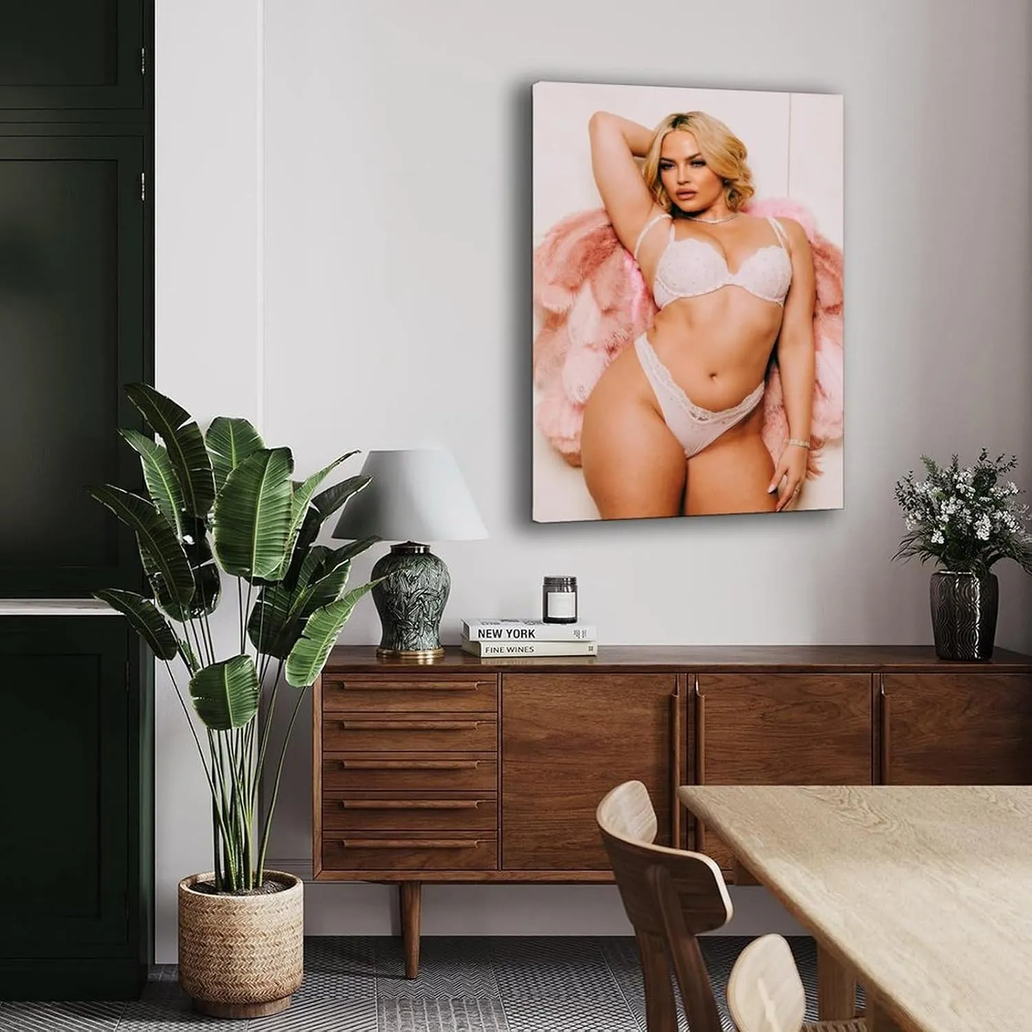 XNRYYU Star Alexis Texas Sexy Model Female Star Bikini Poster 4 Canvas Painting Wall Art Poster for Bedroom Living Room Decor 16x24inch(40x60cm) Frame-style