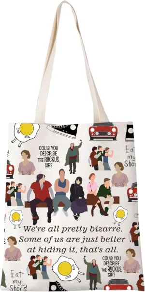 XYANFA Movie Tote Bag We'Re All Pretty Bizarre Musical Fans Gift Movie Handbag