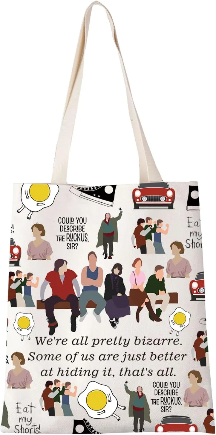 XYANFA Movie Tote Bag We'Re All Pretty Bizarre Musical Fans Gift Movie Handbag