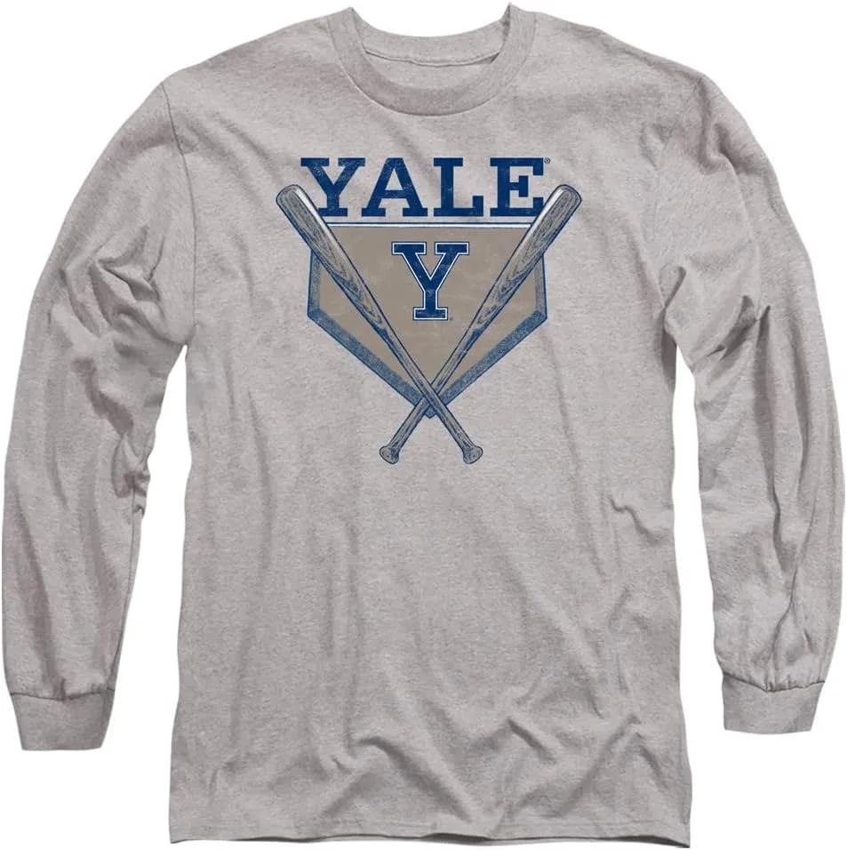Yale University Official Baseball Diamond Unisex Adult Long-Sleeve T Shirt