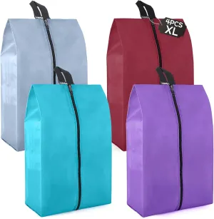 YAMIU Travel Shoe Bags (4-pack Mixed Color)