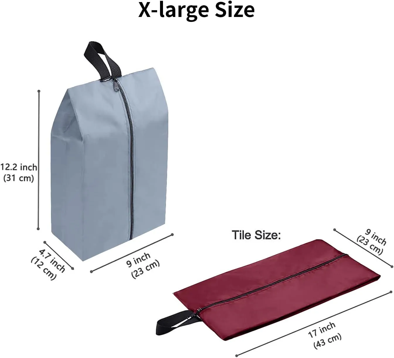 YAMIU Travel Shoe Bags (4-pack Mixed Color)
