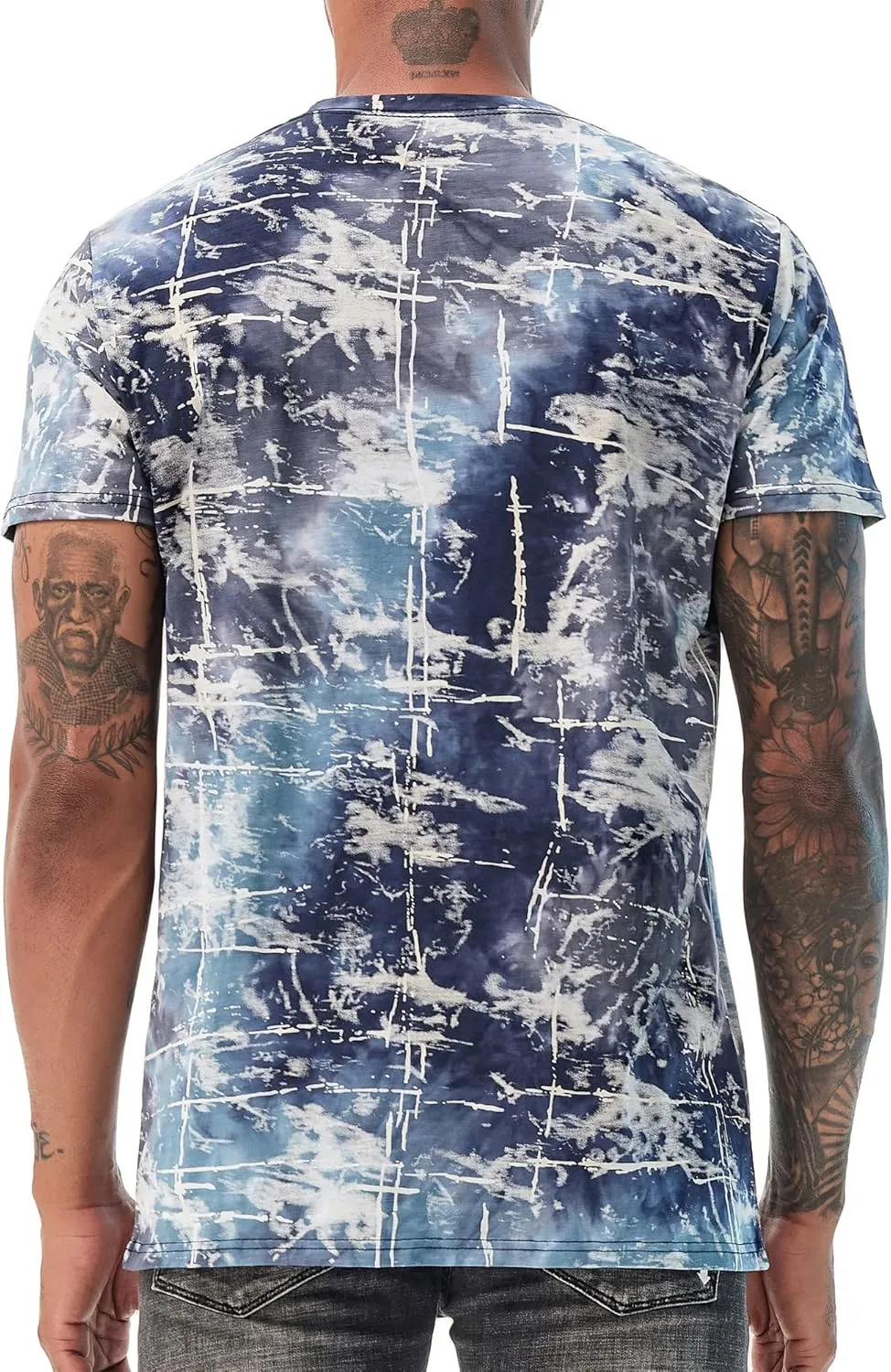 YININF Mens Hipster Hip Hop Short Sleeve Print T-Shirt Shirts Men