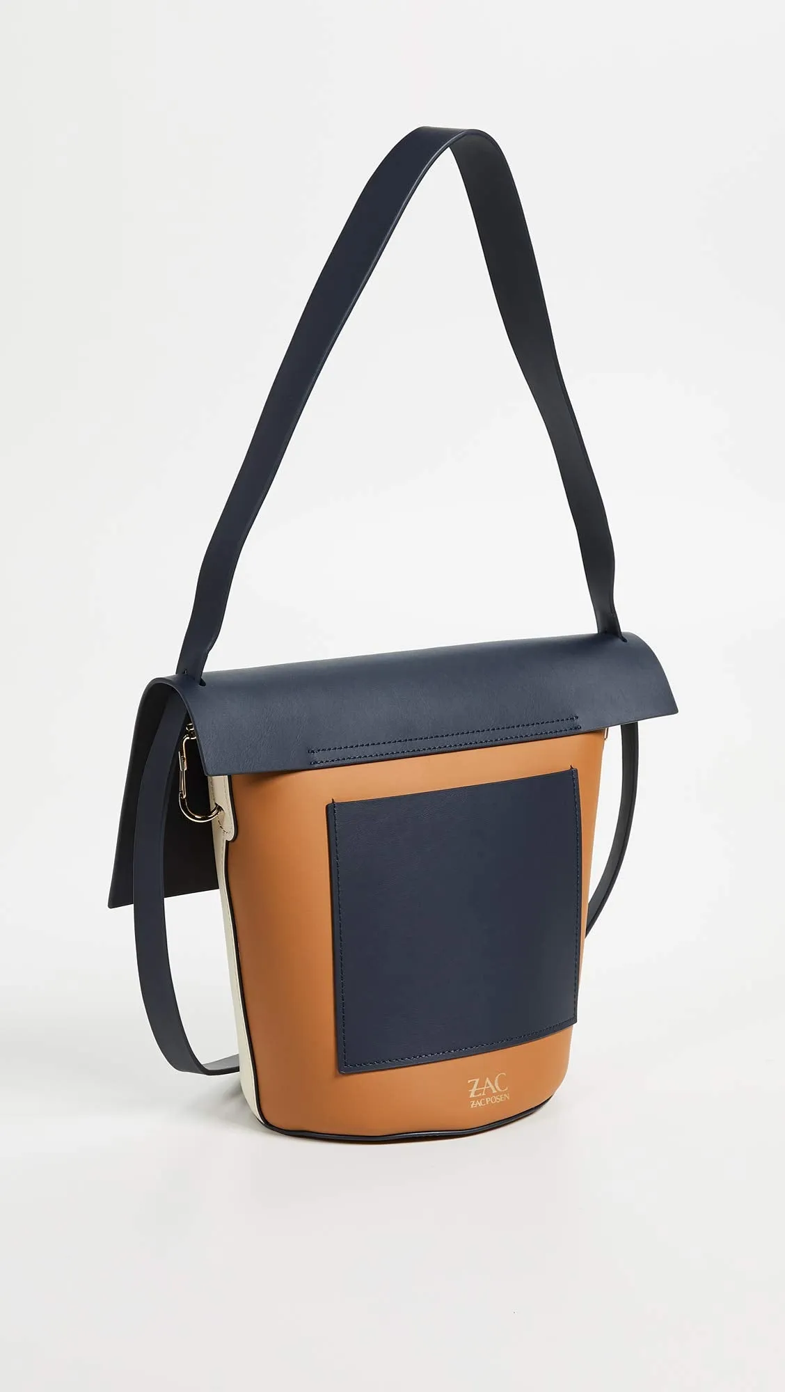 ZAC Zac Posen Belay Shoulder Color-Block Navy Color-Block One Size