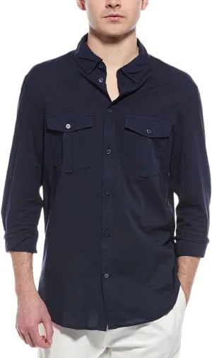 Zadig & Voltaire Mens Thibaut Voile Shirt, S