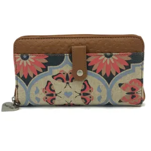 Zip Up Wallet - Butterfly Mandala