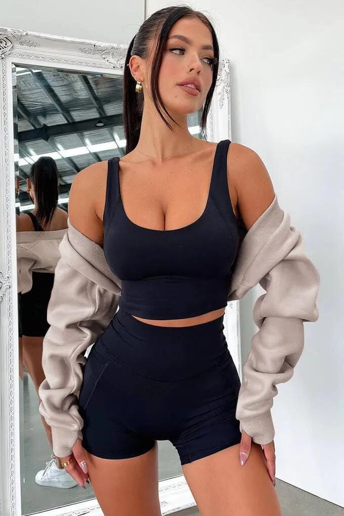 Zwurew Women's Bolero Shrug Long Sleeve Cropped Sweatshirt with Thumb Hole Workout Shrugs Open Front Y2K Tops 2024